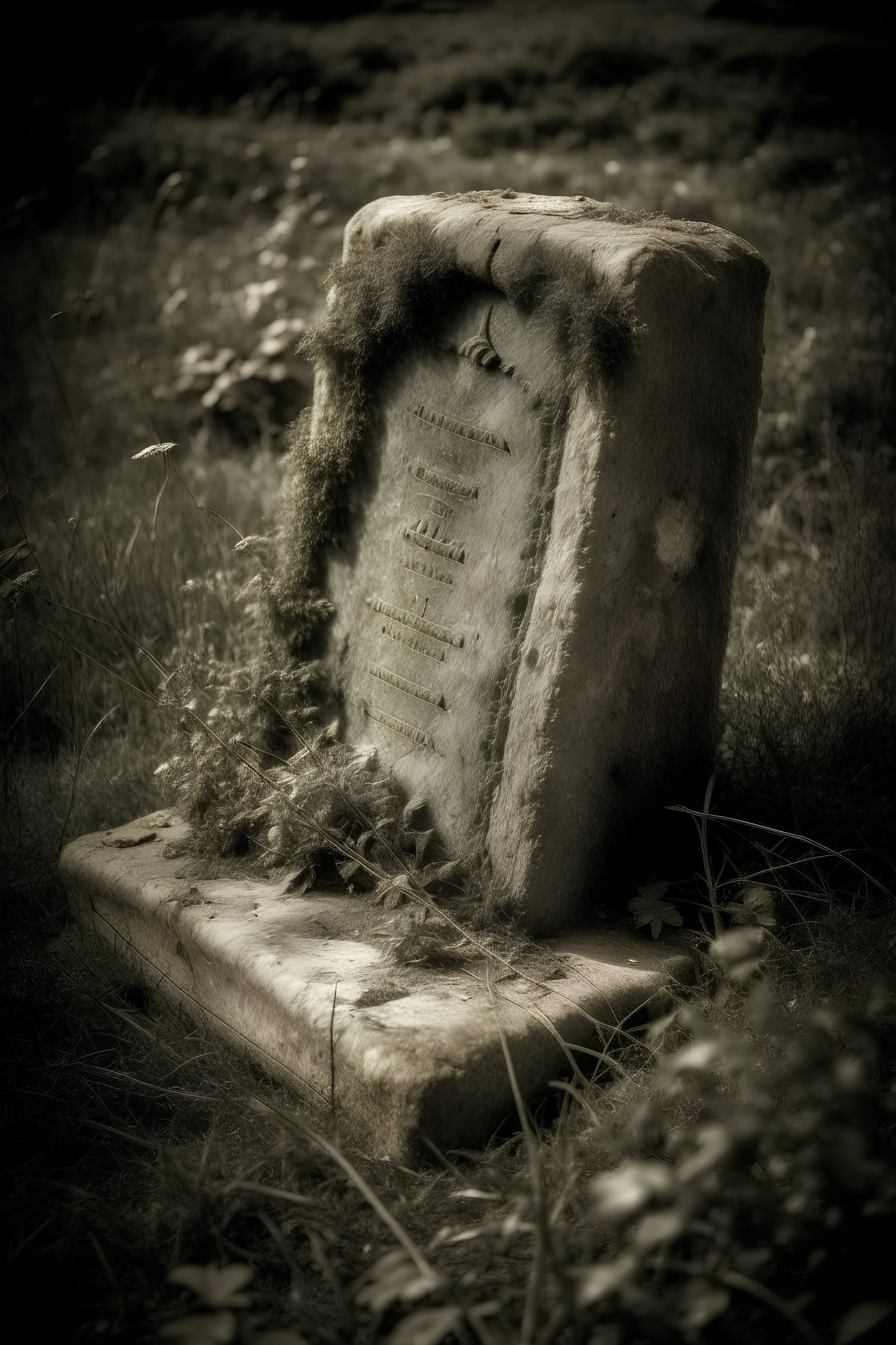 forgotten grave stone