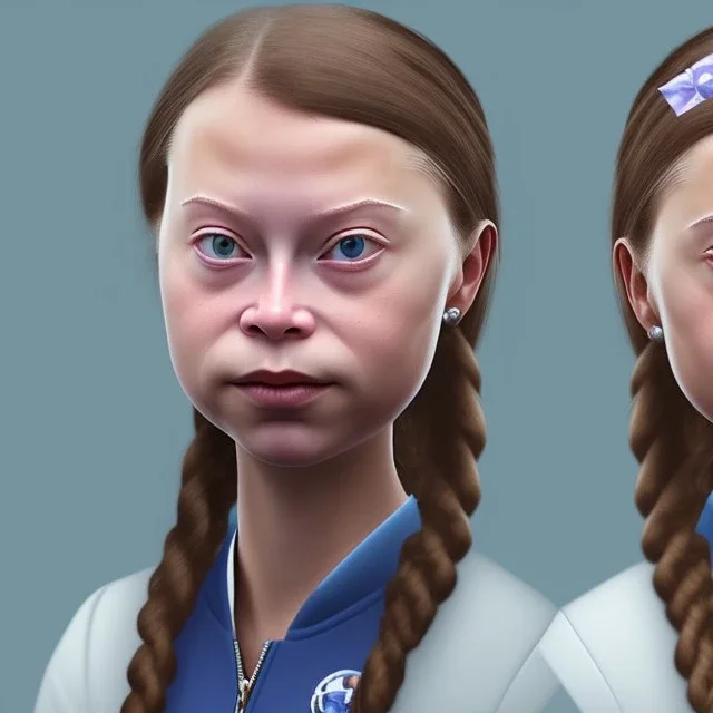  Greta Thunberg Wearing make up avatar in pandora