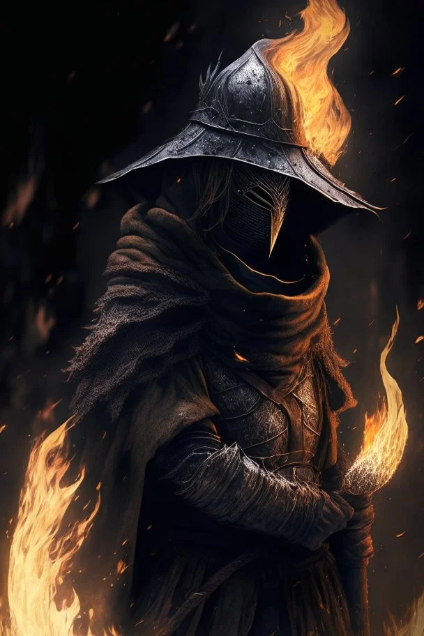 The Fire Keeper in world dark souls 3