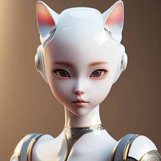 beautiful smooth realistic Japanese robot cat girl figure, extremely sharp detail, finely tuned detail, ultra high definition, 8 k, unreal engine 5, ultra sharp focus, accurate wings, in flying mode centered.