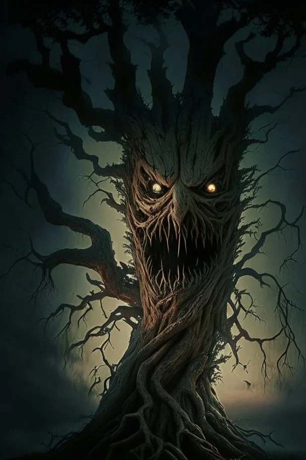 cursed horror tree