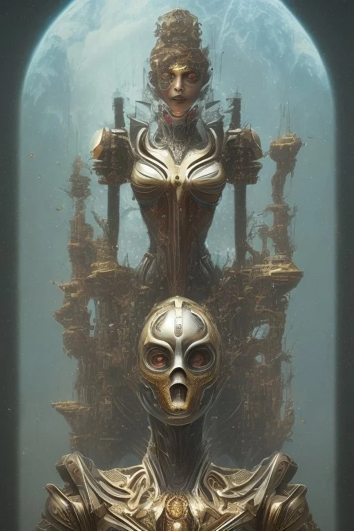 A harlequin character, playing cards with other people , sf, intricate artwork masterpiece, ominous, matte painting movie poster, golden ratio, trending on cgsociety, intricate, epic, trending on artstation, by artgerm, h. r. giger and beksinski, highly detailed, vibrant, production cinematic character render, ultra high quality model