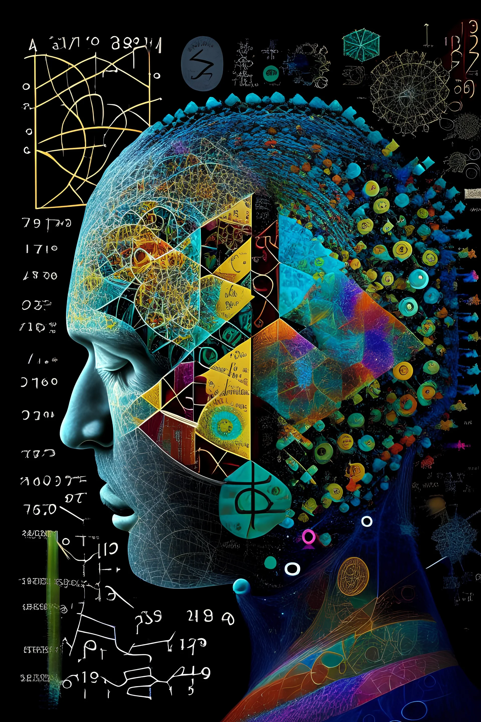 The autistic mind, assessing various mathematical planes of thought from various frequencies and vibrations