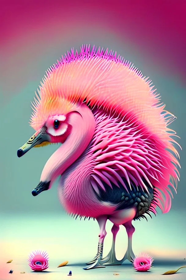 Flamingo hedgehog