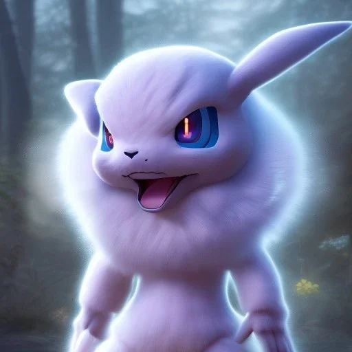 Mystery pokemon,Ambiance dramatique, hyperrealisme, 8k, high quality, lot of details, fit within portrait