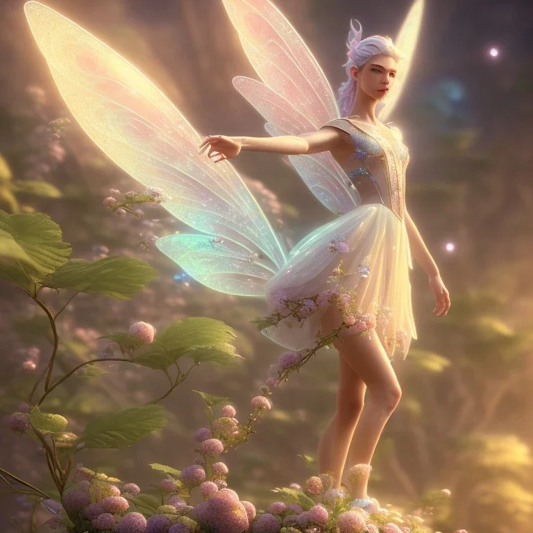 subtle transparent fairy in a galactic ambiance, delicate colors, in the foreground, full of details, smooth，soft light atmosphere, light effect，vaporwave colorful, concept art, smooth, extremely sharp detail, finely tuned detail, ultra high definition, 8 k, unreal engine 5, ultra sharp focus