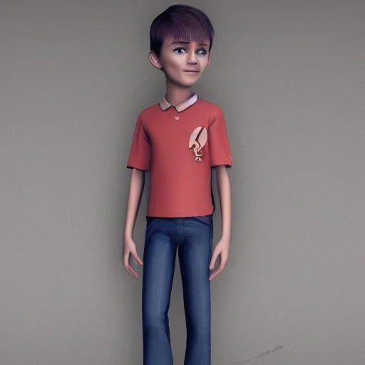 Realistic 16 year old boy in drip clothes