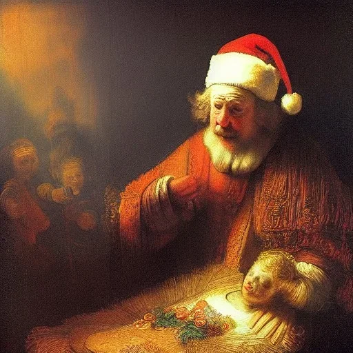 Rembrandt merry Christmas