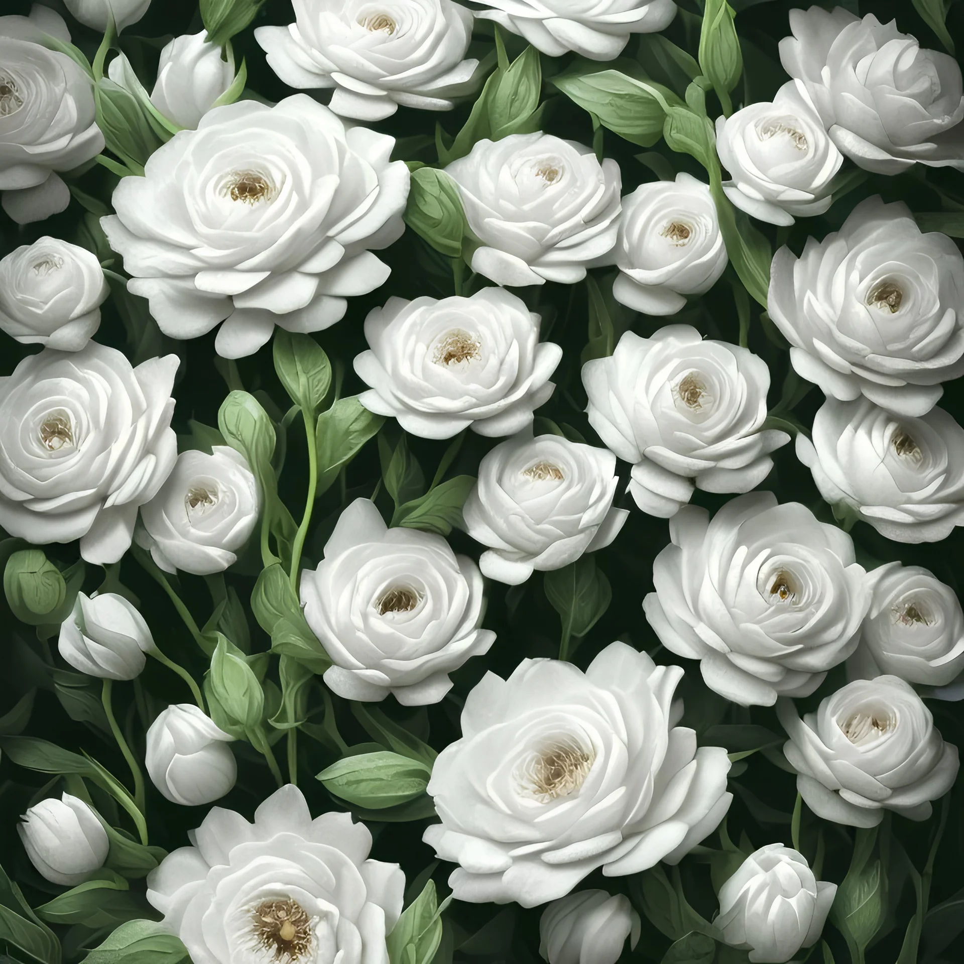  white flowers whathercolour, highly intricate, Realistic photography, incredibly detailed, ultra high resolution, 8k, complex 3d render, cinema 4d.