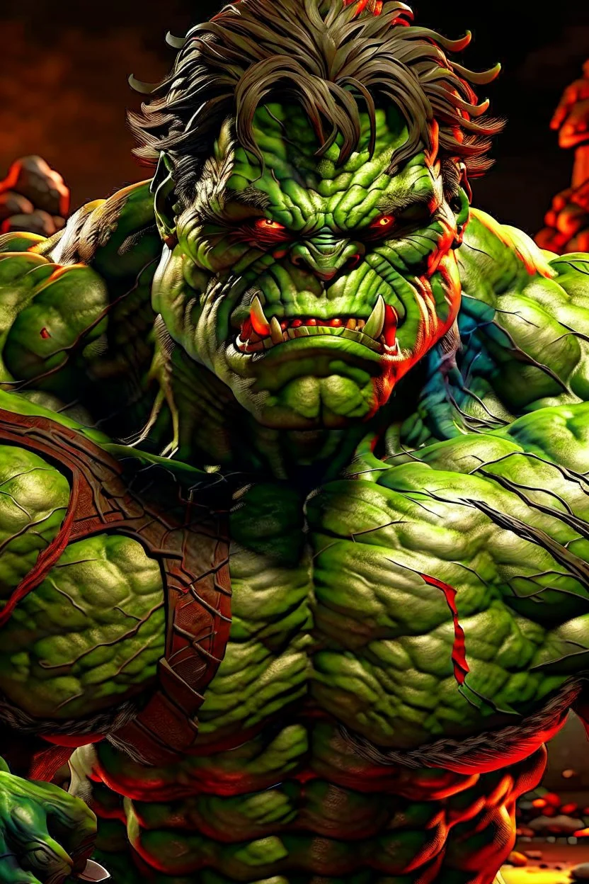 Demon hulk photo real