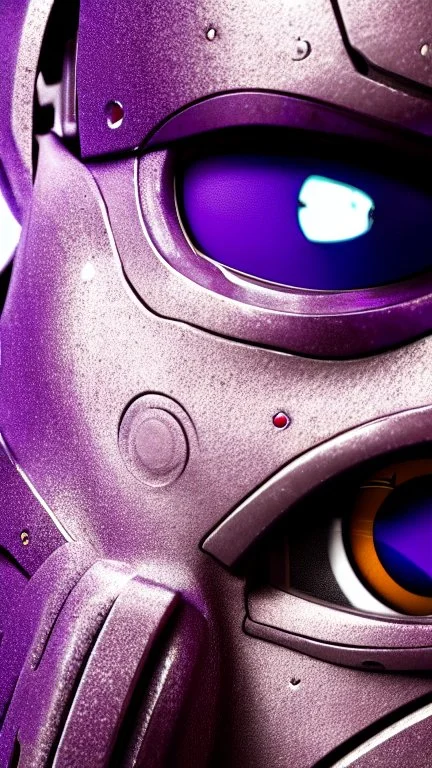 cyborg nion purple Suspicion interested in-depth details HD 4K 8K
