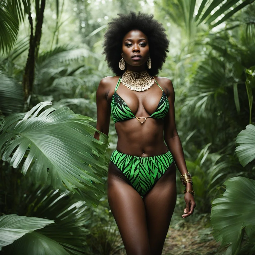 Coucou les congolais! (alors on danse) she is in agent provocateur in the jungle