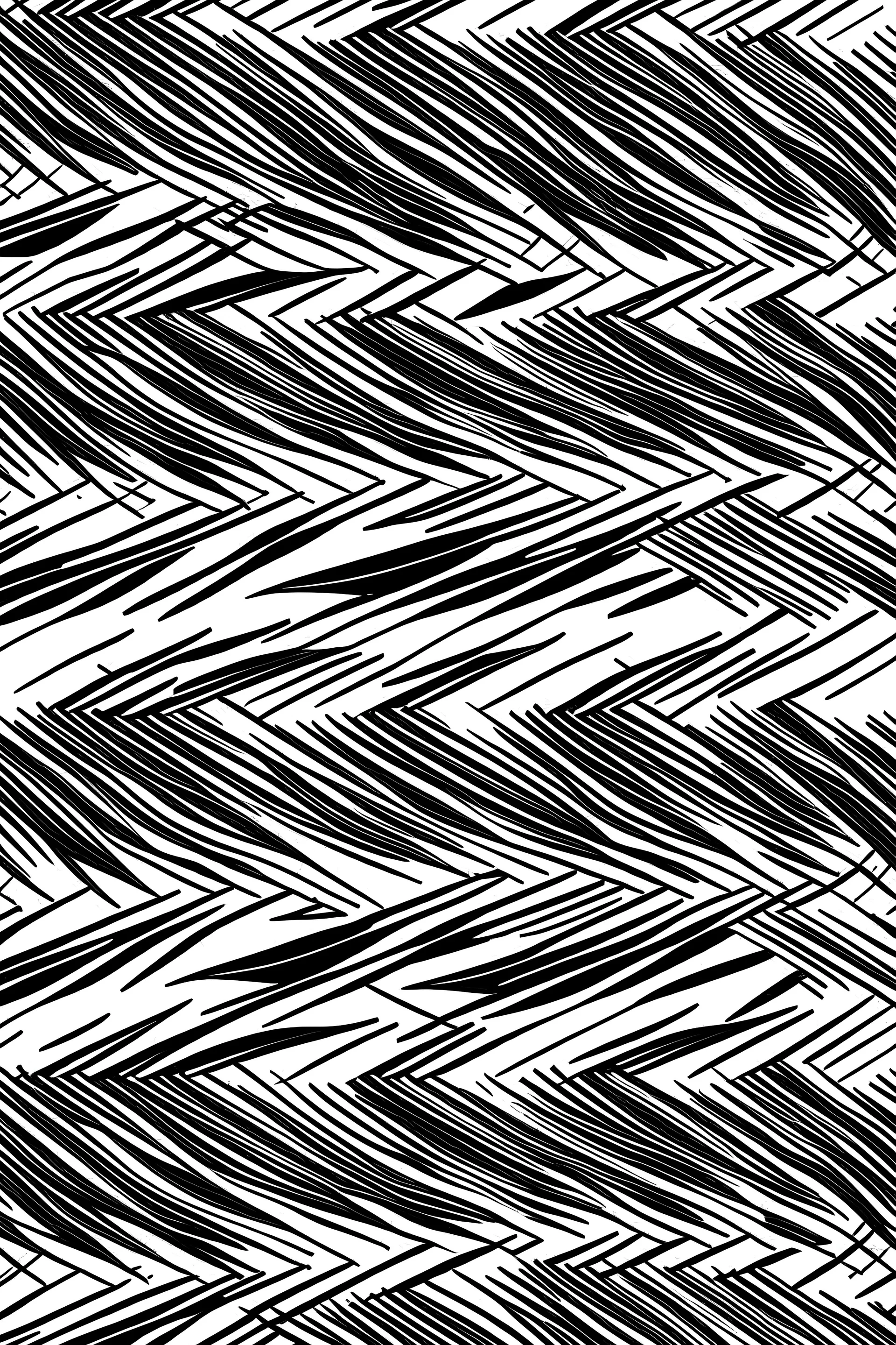 Modern black and white strokes