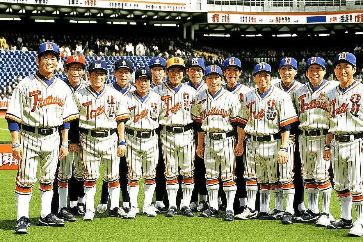 Yomiuri Giants 1970 team, Baseball Japan Giants Matsui, Yomiuri Giants Stadium.