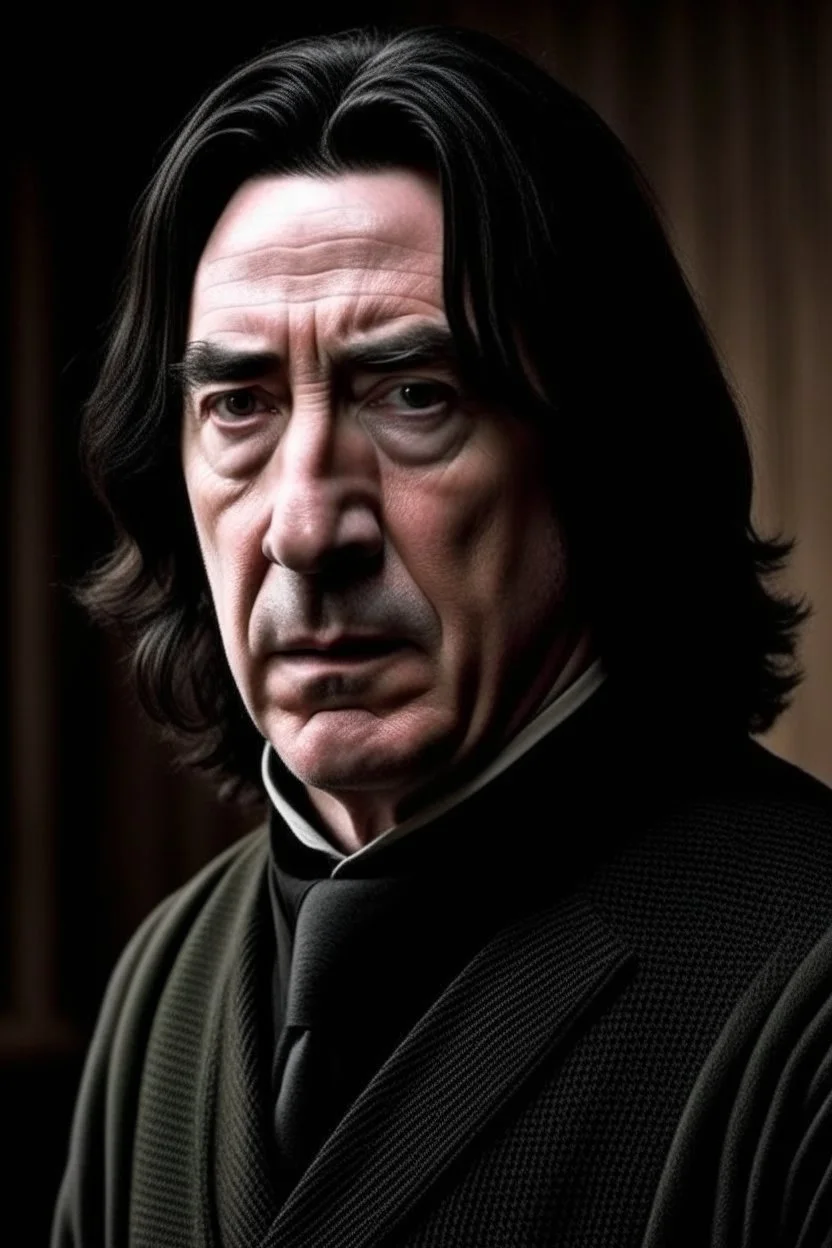 I want a picture that 's more realistic than Professor Snape .