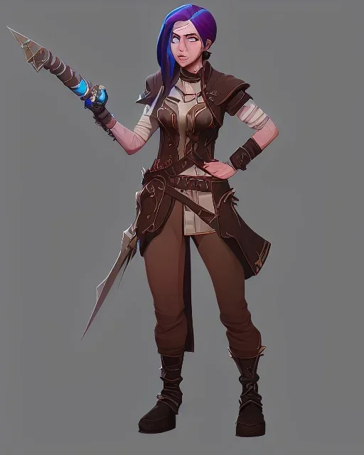 d&d character female cleric cheery