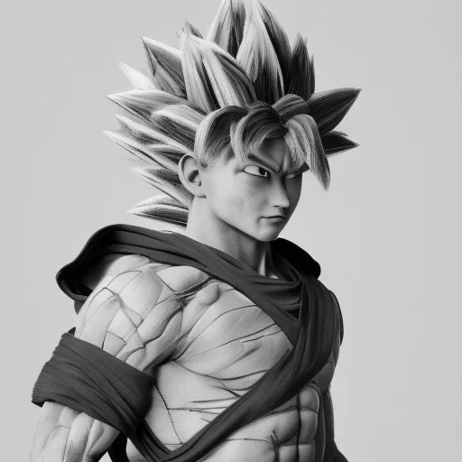 goku in native american clothe