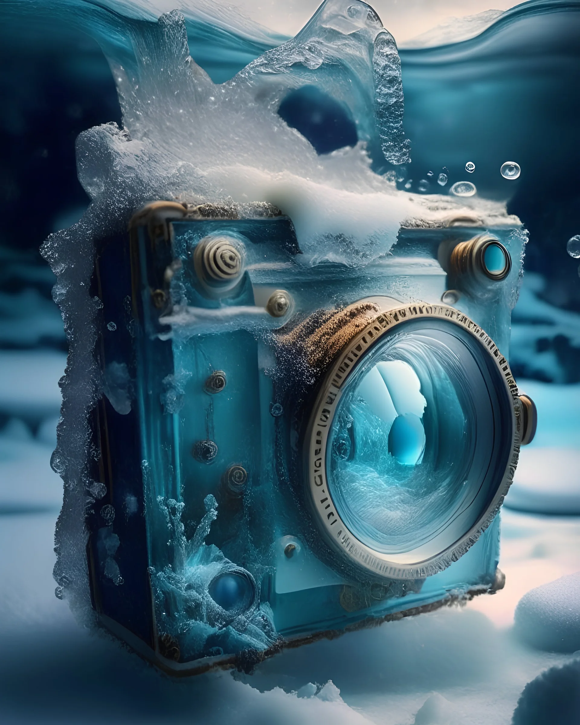 A magical camera that captures memories and allows the photographer to enter and explore the moments frozen in time