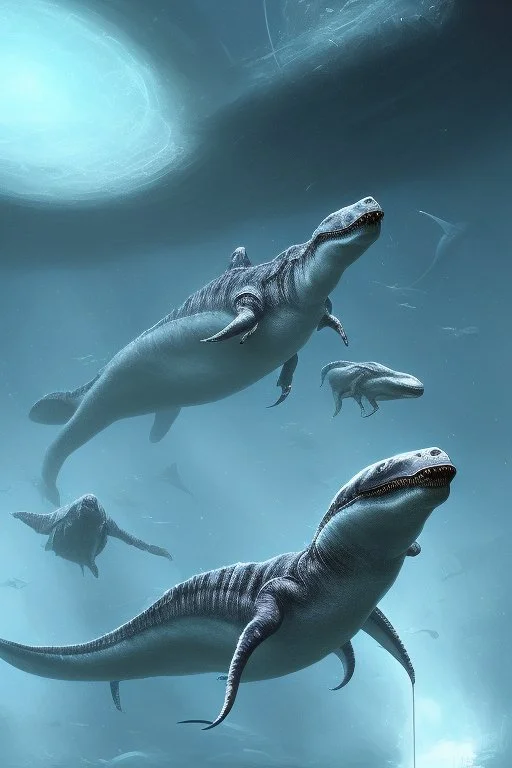 plesiosaur scifi art