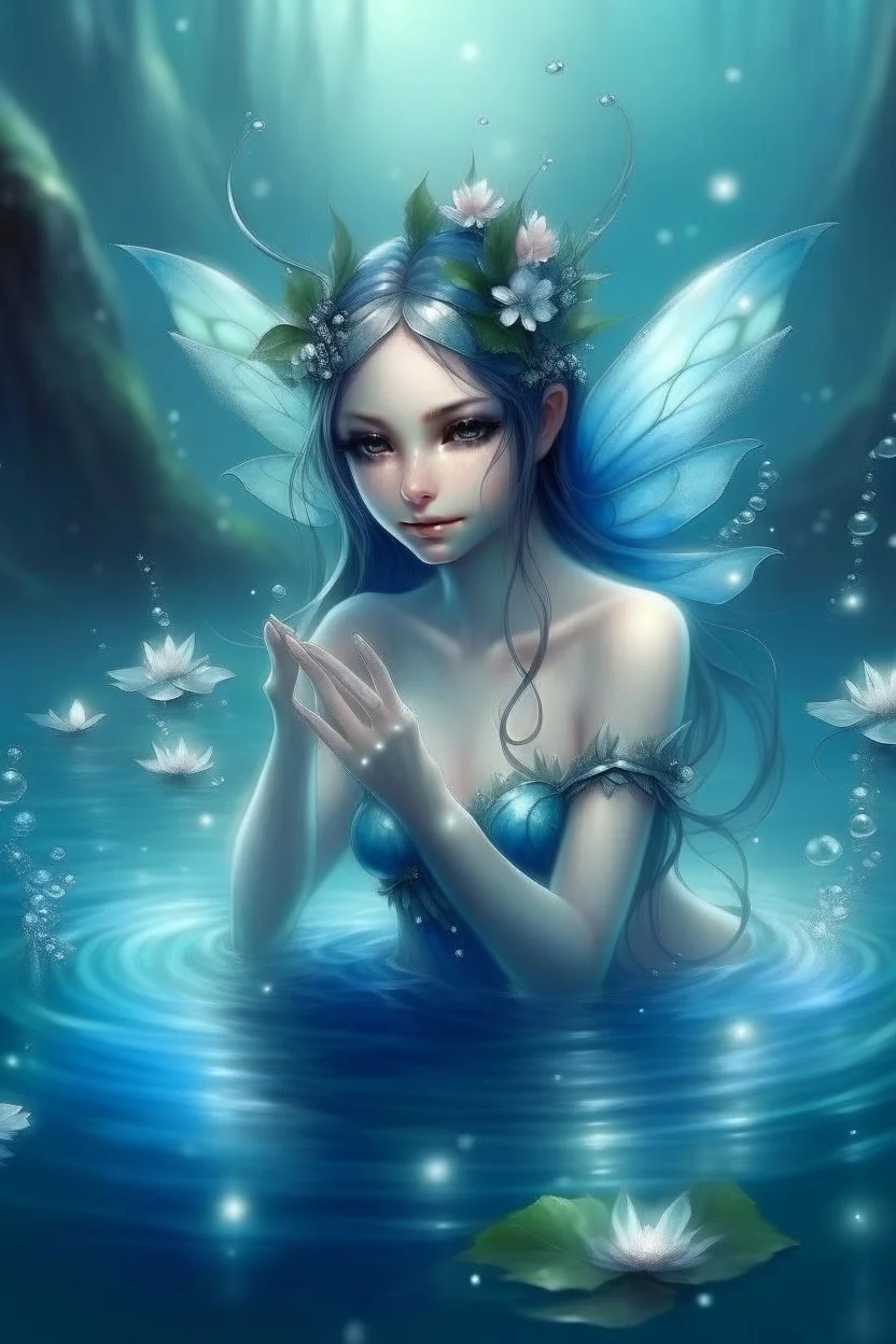 Beautiful water fairy