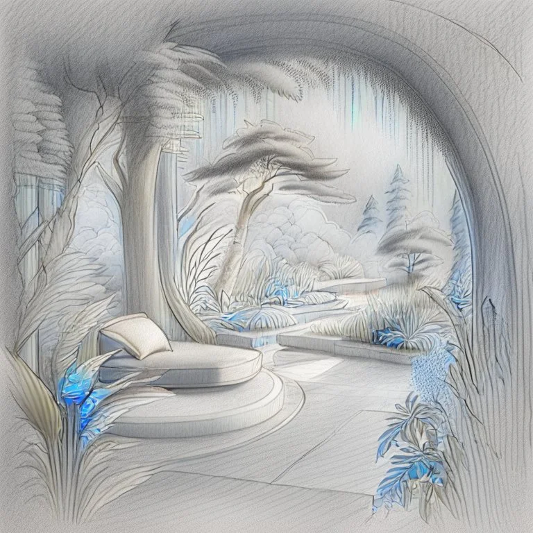 Design a background that portrays pleasure and relaxation derived from indulging in hash and weed, using elements like soft textures, hazy, and gentle curves to evoke a sense of tranquillity and bliss. Pencil sketch