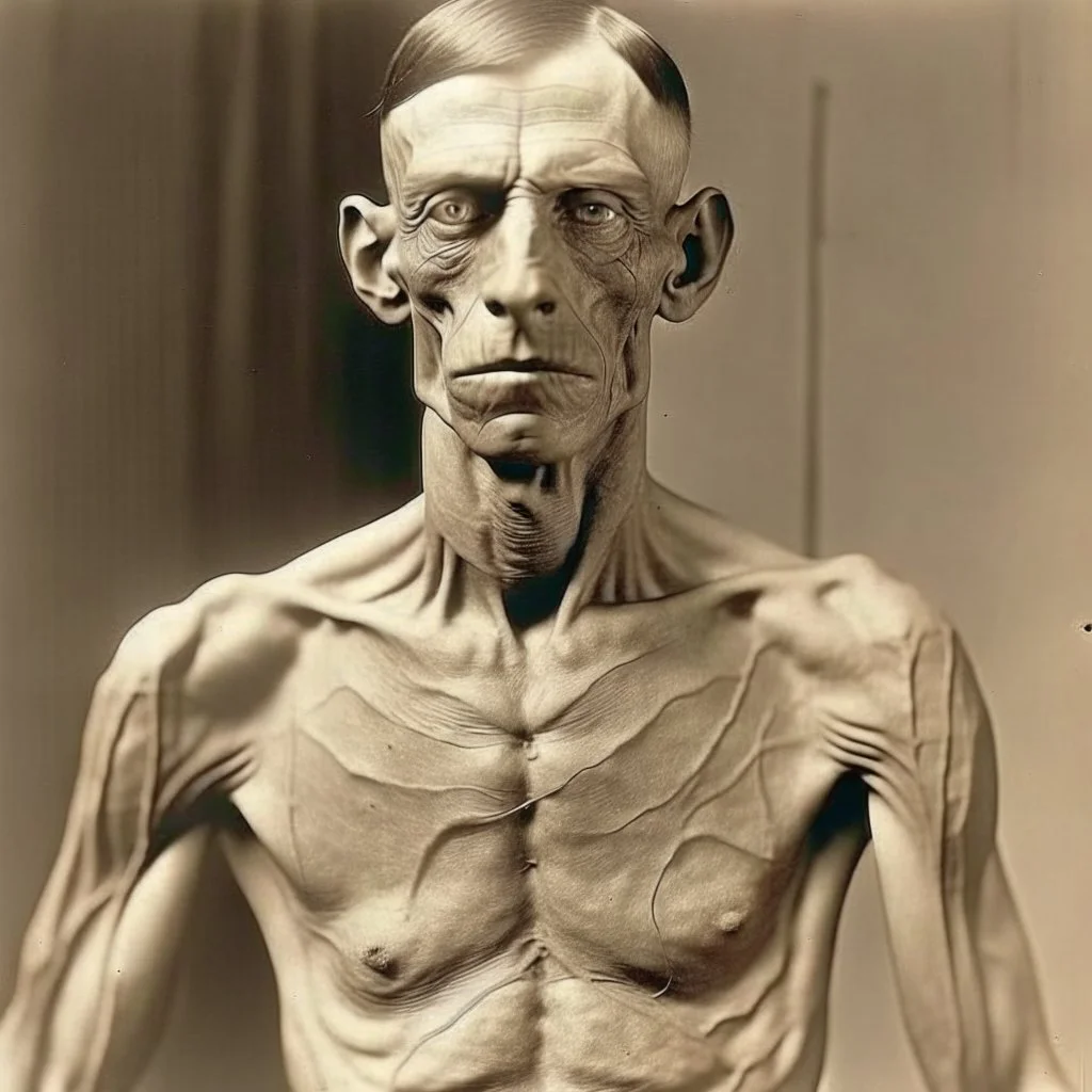 1920s skinless man