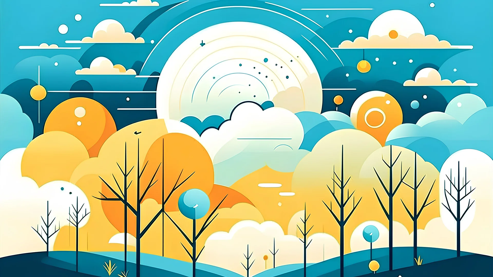 the weather vector art