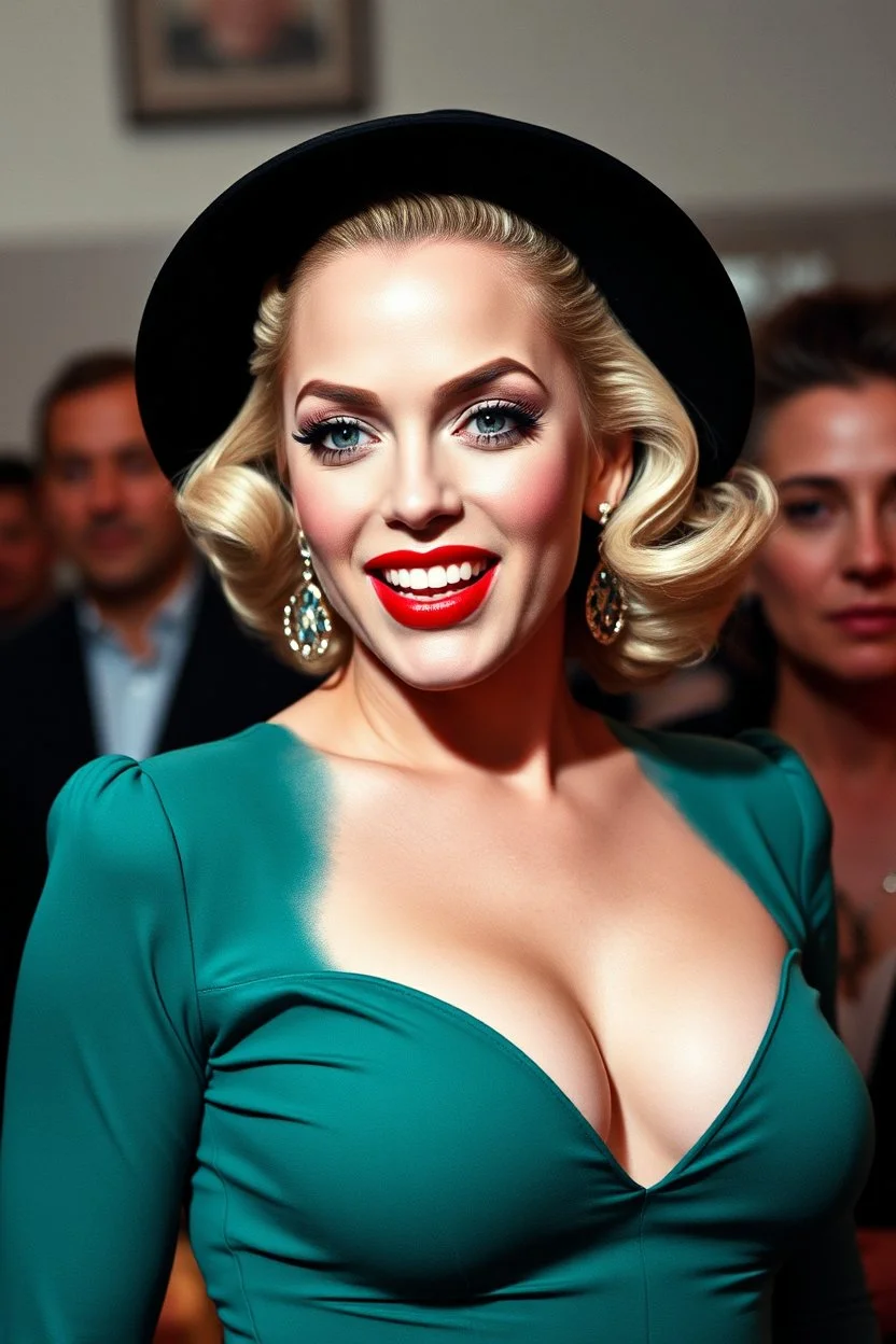 Marilyn Monroe meets Jennifer Lopez.