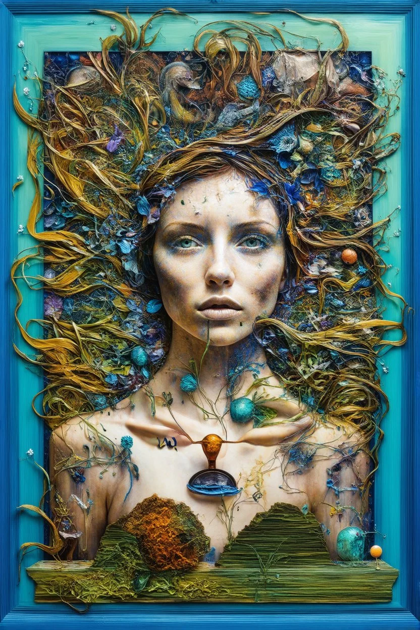 Paradox in Parallel; Neo-Surrealistic Stylistic Mixed Media Collage