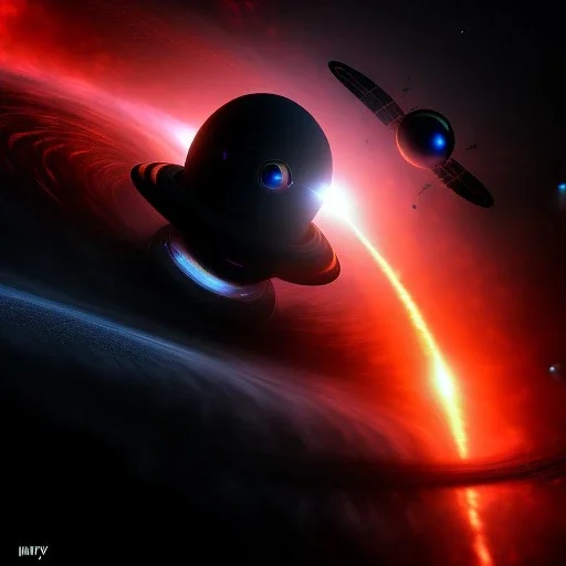 black hole, 8k, HDR, space, spaceship, death