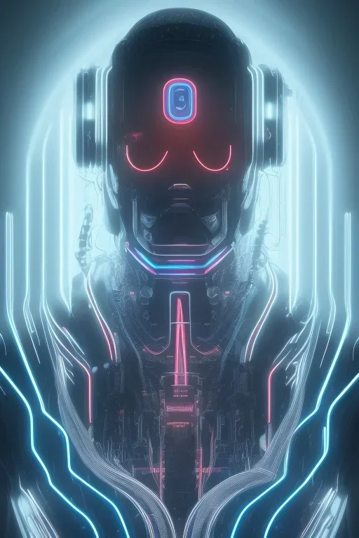 cyberpunk, head, men, portrai, tron