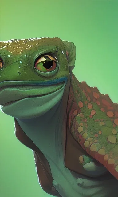 a gecko portrait