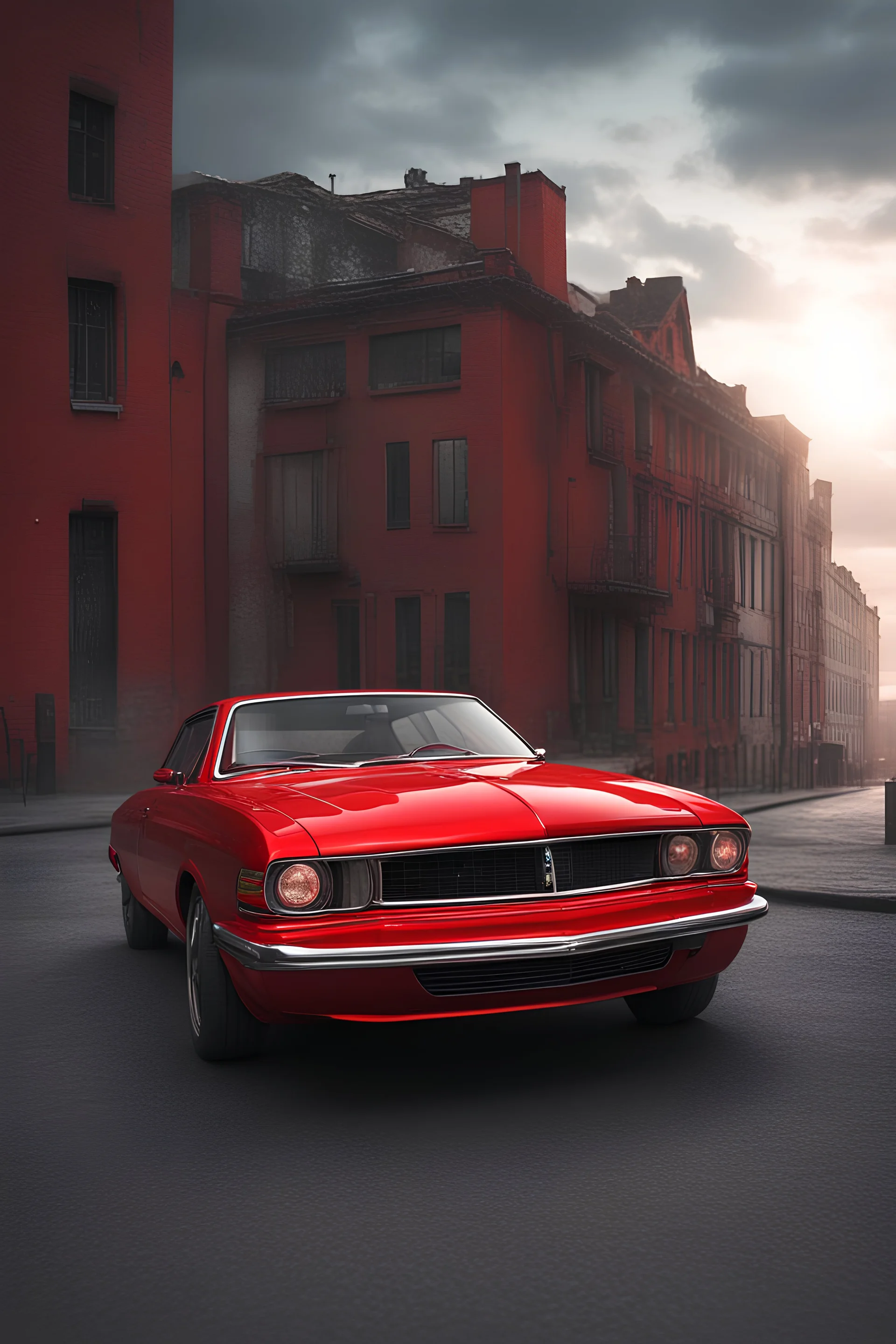 red car, high definition, accent lighting, by Squal92i