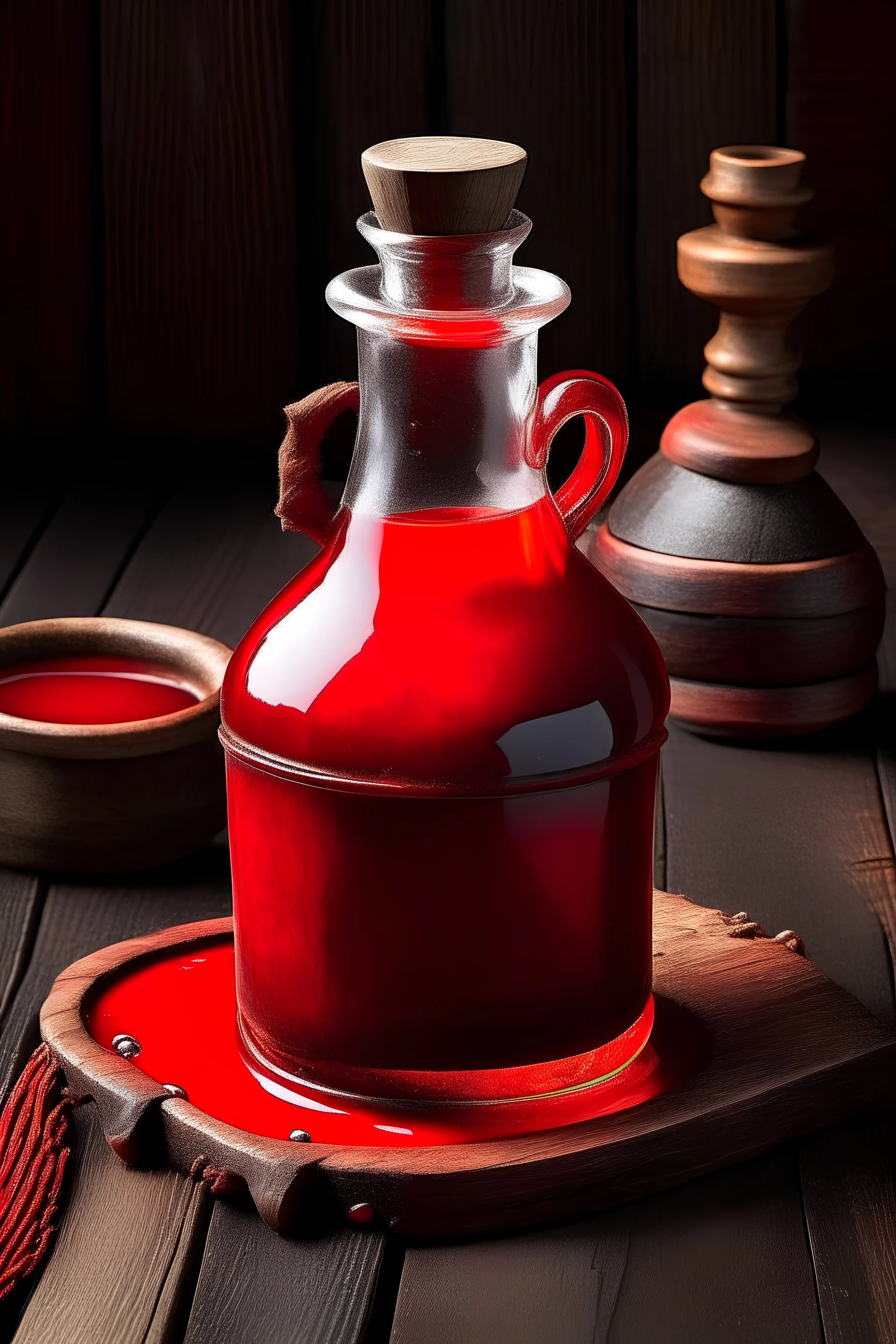 potion of healing with red colour, make it more casual