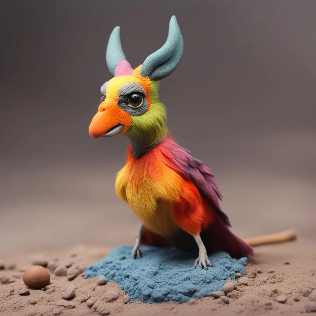 realistic [colorful Clay Animation] live dangerous Satyre