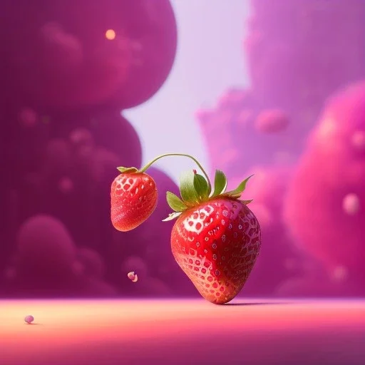 pixar style, volumetric pink sky environment and background, volumetric lighting, dramatic lighting, realistic painting of a pretty housewife eating strawberry marmelade, smiling, detailed digital painting, extreme dense and fine, anime, ornate, colour-washed colors, elegant, small minutiae, tiny features, particulars, centered, smooth, sharp focus, renderman gofur render, 8k, uhd, detailed eyes, realistic shaded volumetric lighting, caustics, backlight