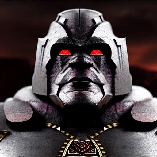 ultra detailed fullbody portrait of Darkseid ,wearing Armor, extremely detailed digital painting, extremely detailed face,crystal clear eyes, in the style of Ken Kelley robert e howard and pablo oliveira and Keith Parkinson , mystical colors, perfectly centered image, perfect composition, rim light, beautiful lighting,8k, stunning scene, raytracing