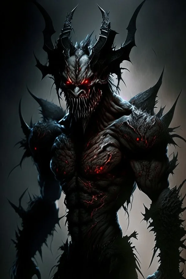 humanoid monster dark demon brutal