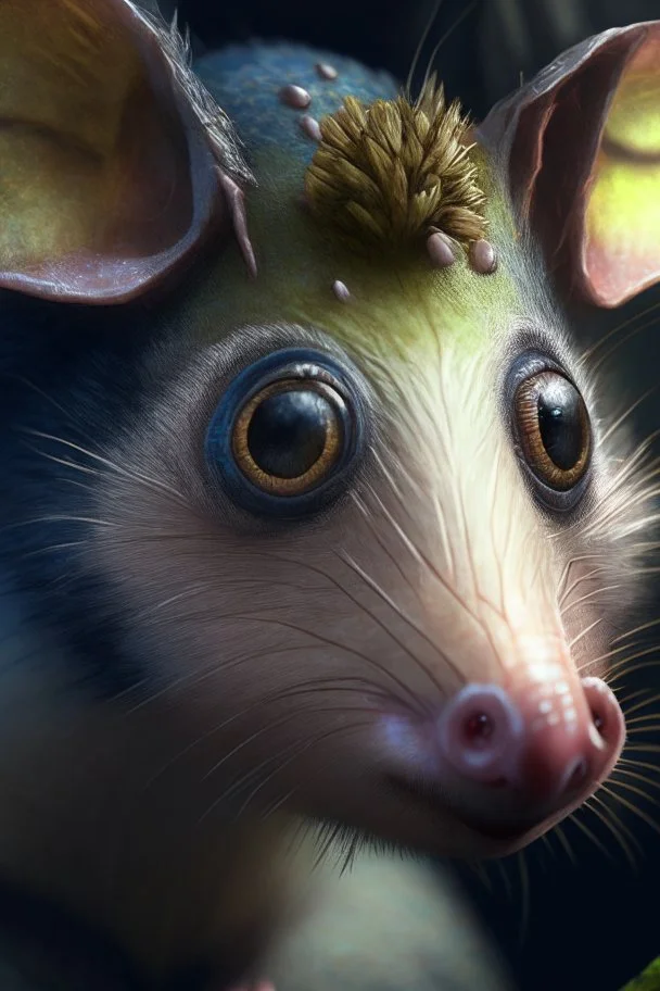 donkey turtle opossum,highly detailed, digital painting, fantasy painting, deviantart artstation, cinematic lighting, charming eyes 3D 16k Full UHD