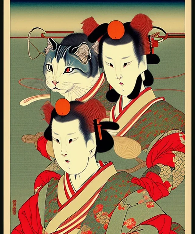 Ukiyo-e cats