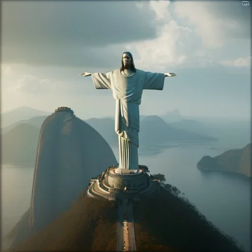 Christ the Redeemer, beautiful, unreal engine 5, cinematic lighting, photorealistic, realistic, hyper detailed, 8k, octane render, cinema 4d