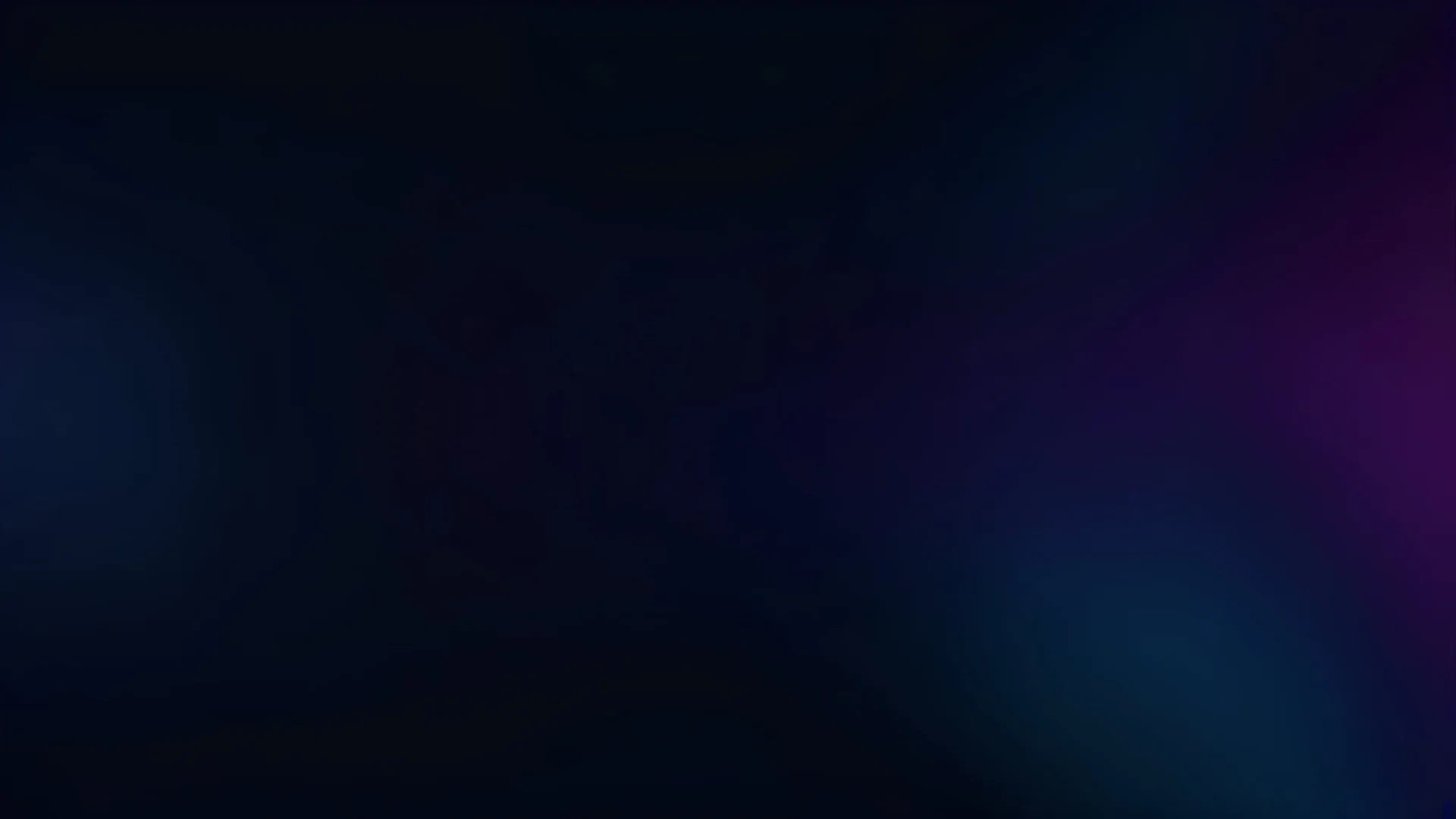 Dark purple blue grainy gradient on black background, copy space, noise texture effect, wide banner size