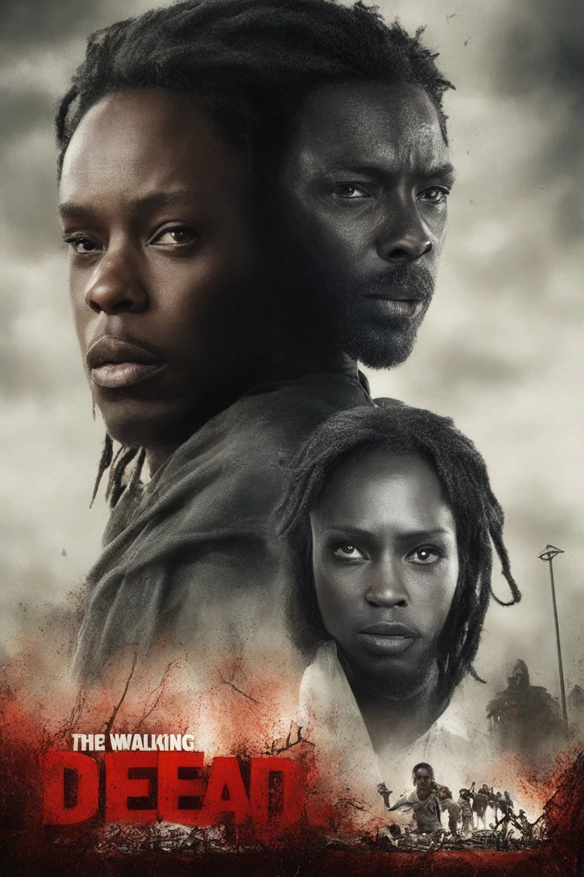 the Walking Dead - The Ones Who Live Rick and Michonne movie Poster