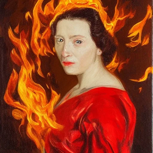 Portrait of a lady on fire