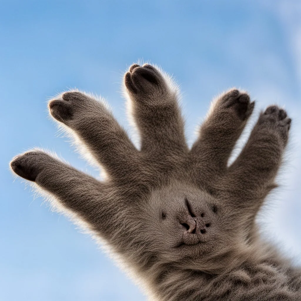 front paw of a koala