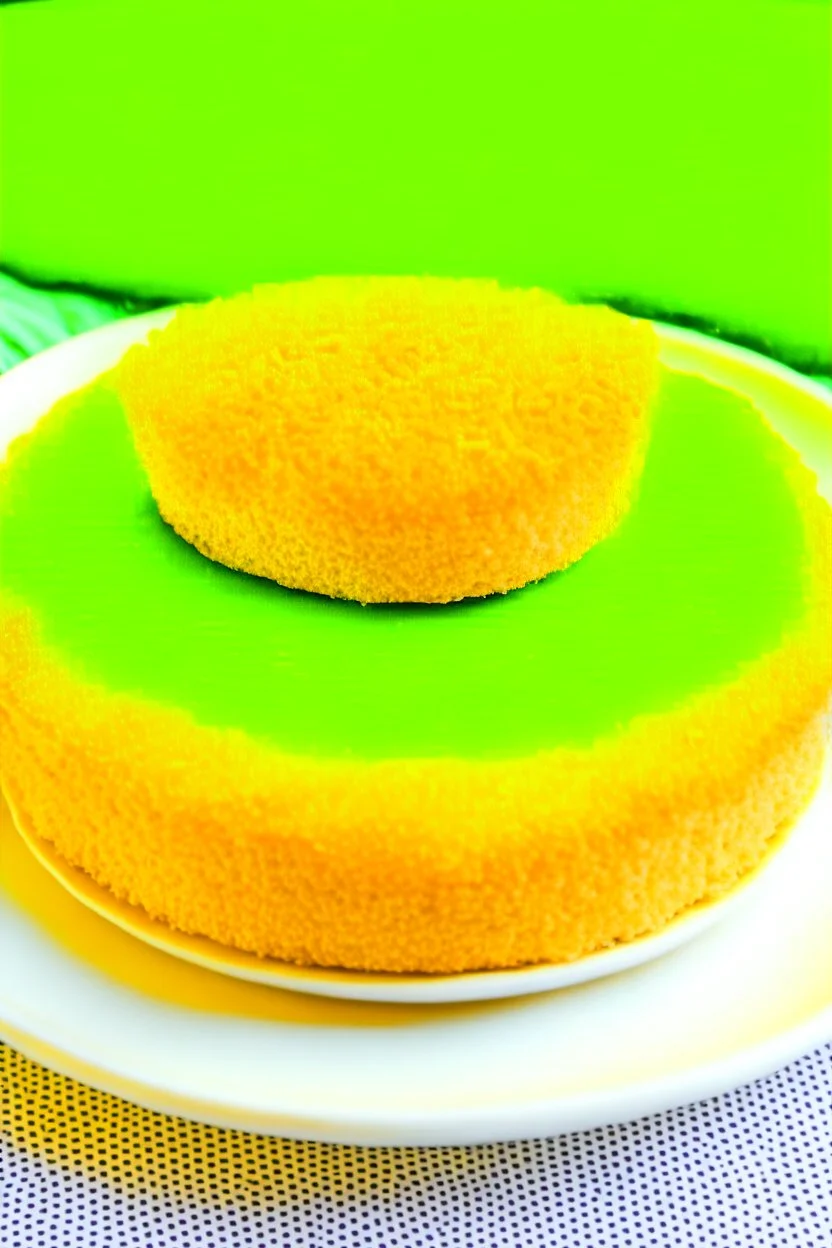Sponge cake with tuna flakes