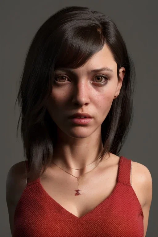 Ultra Realistic image, 25 years old brunette woman, Madrid, portrait, small stature, 1,54 cm tall, 50 kg weight, small chest, yakuza body tattoo, vibrant color, highly detailed, art stations, concept art, smooth, unreal engine 5, god rays, ray tracing, RTX, lumen lighting, ultra detail, volumetric lighting.