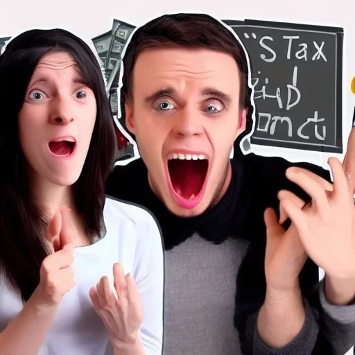 Excited YouTuber reacts to tax returns