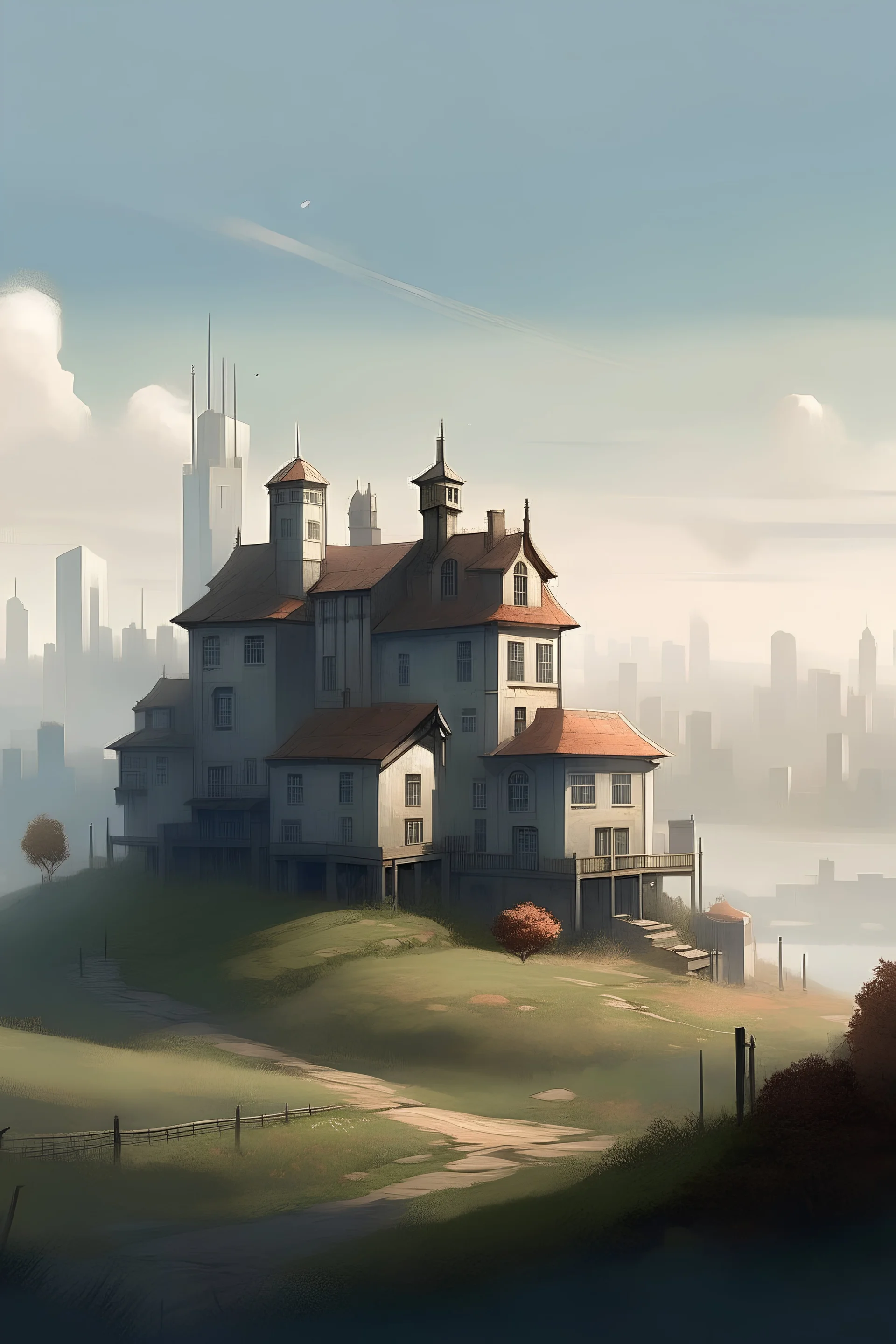 A house in a distant city