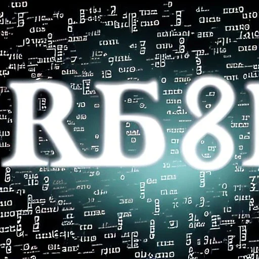 Random words letters, numbers and equations floating in the air at random rotations, location and sizes of arial font, white glow on a dark sky